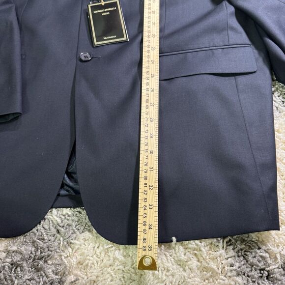 GIORGIO FIORELLI UOMO Mens 48 Suit Jacket Super 120s Extra Fine - Picture 4 of 6
